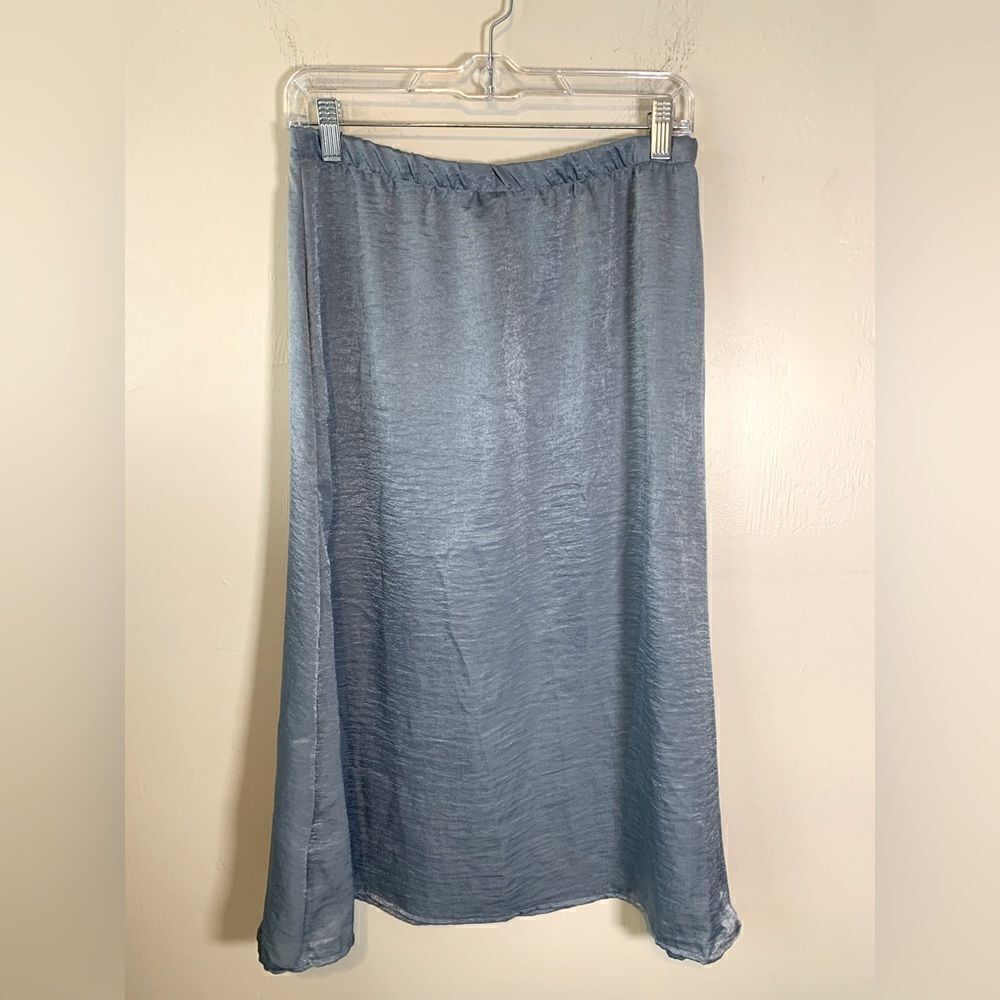 No Comment light blue skirt size M